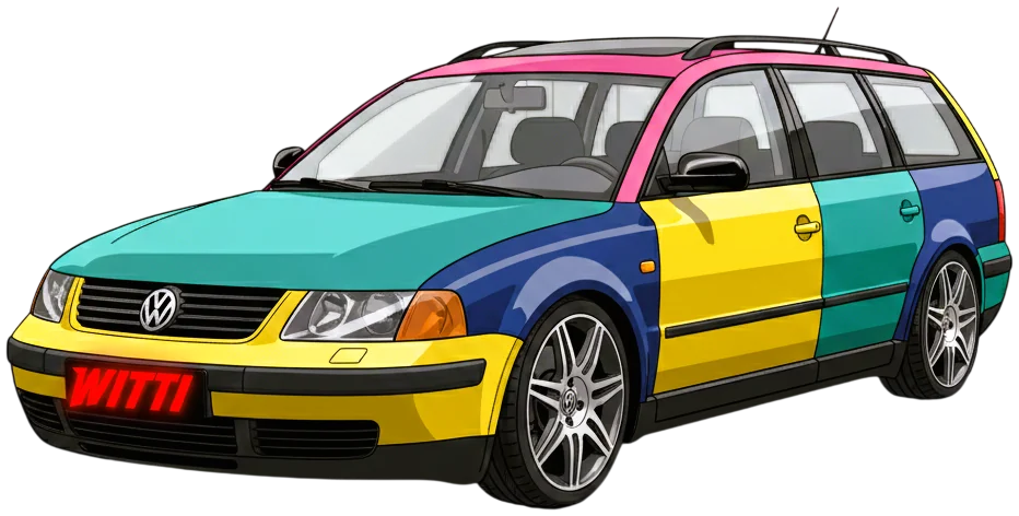 Der Passat Harlekin